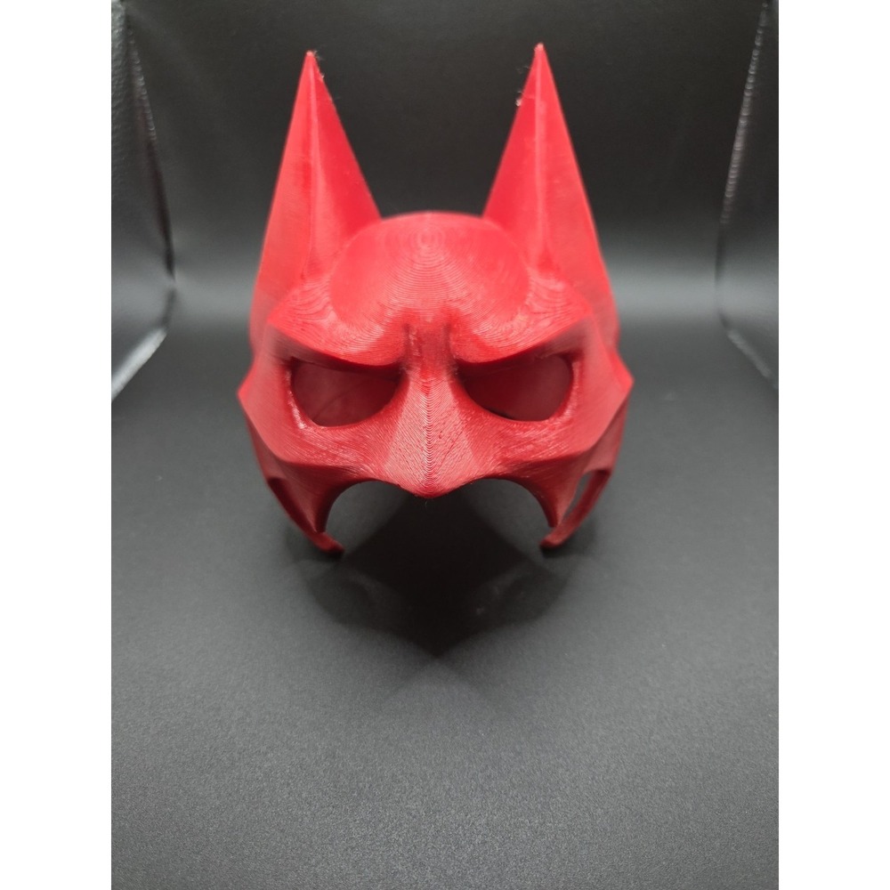 Batman Cowl Mask 3D‎ Printed Red Cosplay Costume Accessory Superhero DC Comics